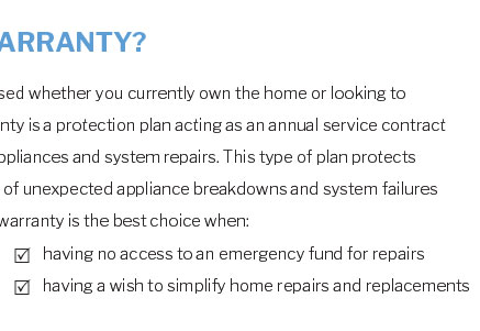 appliance service plan